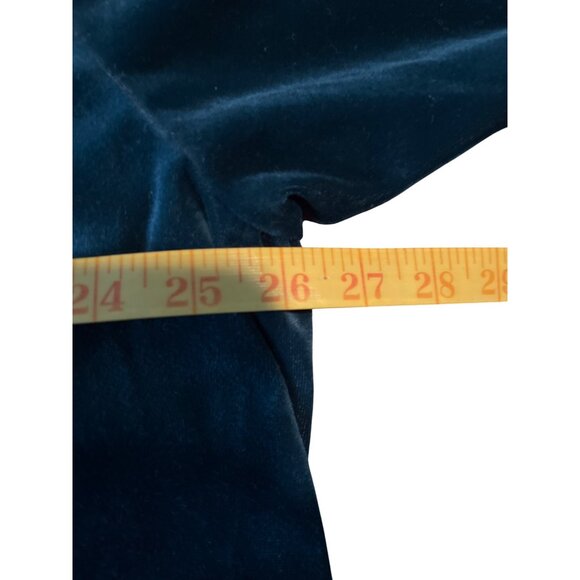 Vintage Jasmine Rose XL Womens Green Velvet Robe Full Zip - Picture 6 of 7